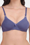 Amour Secret Padded Non Wired 3/4th Coverage T-Shirt Bra - Blue — thumbnail 4