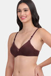 Amour Secret Padded Non Wired 3/4th Coverage T-Shirt Bra - Brown — thumbnail 3