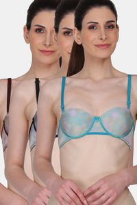 Aqua Blue Black Brown
