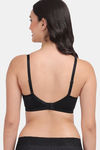 Amour Secret Padded Non Wired 3/4th Coverage T-Shirt Bra - Black — thumbnail 2
