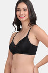 Amour Secret Padded Non Wired 3/4th Coverage T-Shirt Bra - Black — thumbnail 3