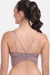 Amour Secret Padded Non-Wired 3/4th Coverage Bralette - Mauve — thumbnail 2