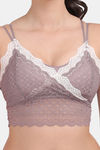 Amour Secret Padded Non-Wired 3/4th Coverage Bralette - Mauve — thumbnail 4