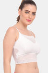 Amour Secret Padded Non-Wired High Coverage Bralette - White — thumbnail 5
