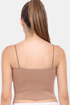 Amour Secret Padded Non-Wired Full Coverage Cami Bra - Brown — thumbnail 2