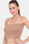 Amour Secret Padded Non-Wired Full Coverage Cami Bra - Brown — thumbnail 3
