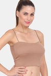 Amour Secret Padded Non-Wired Full Coverage Cami Bra - Brown — thumbnail 5
