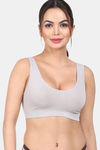 Amour Secret Single Layered Non-Wired 3/4Th Coverage Cami Bra - Grey — thumbnail 1