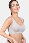 Amour Secret Single Layered Non-Wired 3/4Th Coverage Cami Bra - Grey — thumbnail 5