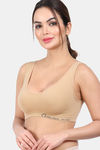 Amour Secret Single Layered Non-Wired 3/4Th Coverage Cami Bra - Skin — thumbnail 3