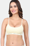 Amour Secret Double Layered Non-Wired 3/4Th Coverage Cami Bra - Yellow — thumbnail 3