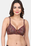 Amour Secret Padded Non-Wired 3/4Th Coverage T-Shirt Bra - Brown — thumbnail 1