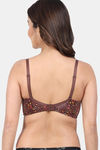 Amour Secret Padded Non-Wired 3/4Th Coverage T-Shirt Bra - Brown — thumbnail 2