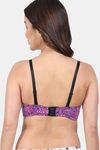 Amour Secret Padded Wired Demi Coverage T-Shirt Bra - Purple — thumbnail 2
