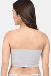Amour Secret Single Layered Non-Wired 3/4Th Coverage Tube Bra - Grey — thumbnail 2