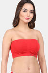 Amour Secret Single Layered Non-Wired 3/4Th Coverage Tube Bra - Red — thumbnail 5
