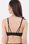 Amour Secret Padded Non-Wired 3/4Th Coverage T-Shirt Bra - Black — thumbnail 2