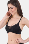 Amour Secret Padded Non-Wired 3/4Th Coverage T-Shirt Bra - Black — thumbnail 3