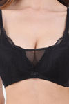Amour Secret Padded Non-Wired 3/4Th Coverage T-Shirt Bra - Black — thumbnail 4