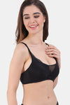 Amour Secret Padded Non-Wired 3/4Th Coverage T-Shirt Bra - Black — thumbnail 5