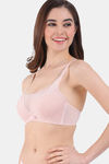 Amour Secret Padded Non-Wired 3/4Th Coverage T-Shirt Bra - Peach — thumbnail 3