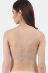 Amour Secret Padded Non-Wired Full Coverage Bralette - Skin — thumbnail 2