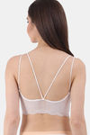 Amour Secret Padded Non-Wired Full Coverage Bralette - White — thumbnail 2