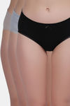 Amour Secret Medium Rise Full Coverage Hipster Panty (Pack of 3) - Multicolor — thumbnail 1