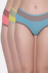 Amour Secret Medium Rise Full Coverage Boyshort (Pack of 3) - Multicolor — thumbnail 1