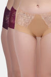 Amour Secret Mid Rise Full Coverage Hipster Panty (Pack of 3) - Multicolor — thumbnail 1