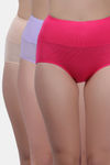 Amour Secret High Rise Full Coverage Hipster Panty (Pack of 3) - Multicolor — thumbnail 1