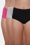Amour Secret Medium Rise Full Coverage Hipster Panty (Pack of 3) - Multicolor — thumbnail 1