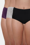 Amour Secret Medium Rise Full Coverage Hipster Panty (Pack of 3) - Multicolor — thumbnail 1