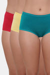 Amour Secret Medium Rise Full Coverage Hipster Panty (Pack of 3) - Multicolor — thumbnail 1