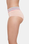Amour Secret Medium Rise Three-Fourth Coverage Hipster Panty (Pack of 3) - Multicolor — thumbnail 14