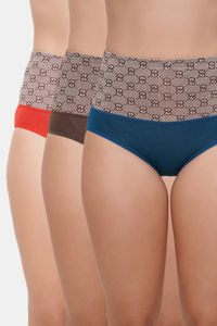 Blue Brown Red