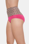 Amour Secret High Rise Three Fourth Coverage Hipster Panty (Pack of 3) - Multicolor — thumbnail 9