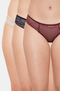 Maroon Navy Nude