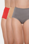Amour Secret High Rise Full Coverage Hipster Panty (Pack of 3) - Multicolor — thumbnail 1