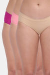 Amour Secret Mid Rise Bonded Hipster Panty (Pack of 3) - Multicolor — thumbnail 1