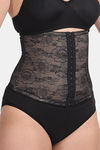 Amour Secret Front Open Wrap Tummy Shaper Belt  - Black — thumbnail 5