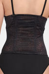 Amour Secret Front Open Wrap Tummy Shaper Belt  - Black — thumbnail 2