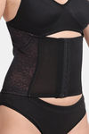 Amour Secret Front Open Wrap Tummy Shaper Belt  - Black — thumbnail 5