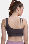 Amour Secret Medium Impact Padded Super Soft Sports Bra - Dark Grey — thumbnail 2