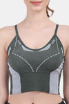 Amour Secret Medium Impact Padded Super Soft Sports Bra - Green — thumbnail 5