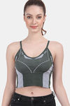 Amour Secret Medium Impact Padded Super Soft Sports Bra - Green — thumbnail 1