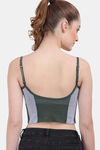 Amour Secret Medium Impact Padded Super Soft Sports Bra - Green — thumbnail 2