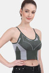 Amour Secret Medium Impact Padded Super Soft Sports Bra - Green — thumbnail 4