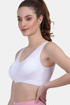 Amour Secret  Easy Movement Sports Bra - White — thumbnail 3