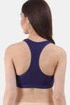 Amour Secret Easy Movement Sports Bra With Removable Padding - Blue — thumbnail 2